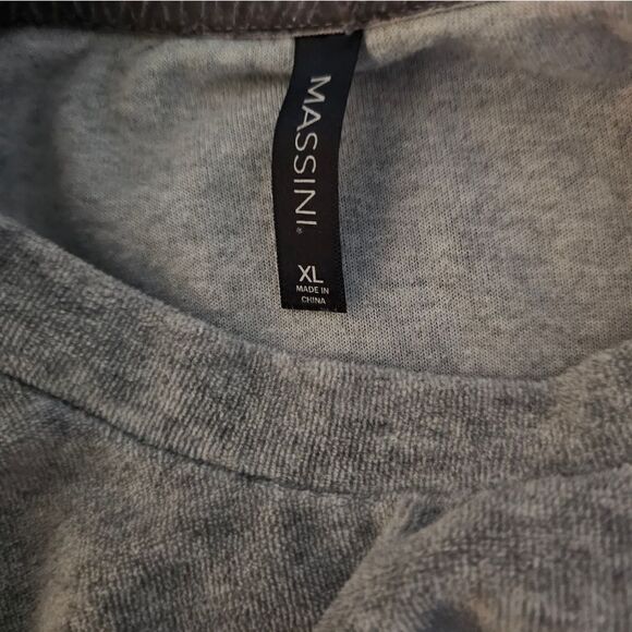 Massini soft pullover  gray top women's XL pre-owned - Picture 5 of 6